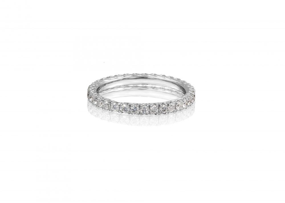 Diamond wedding band 031088