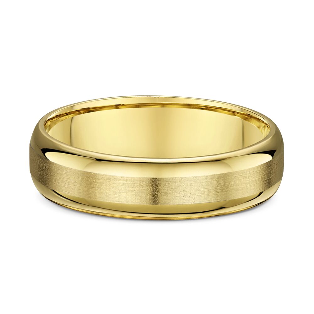 Mens classic style Wedding band